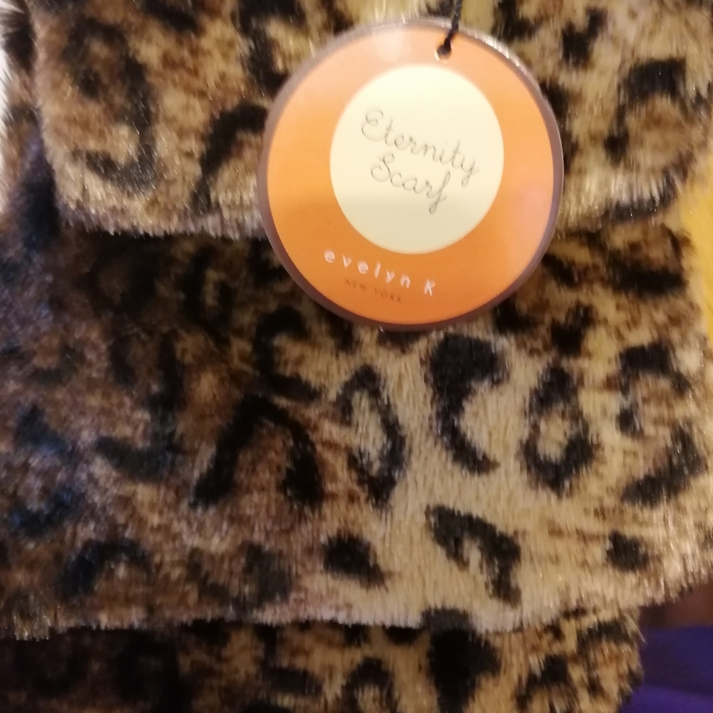 SCARF ANIMAL PRINT FAUX FUR ETERNITY